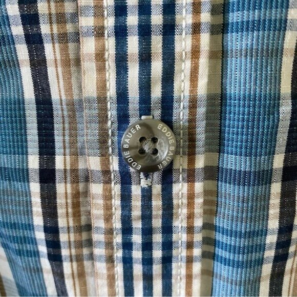 Eddie Bauer Men's Classic Fit Long-Sleeved Button-Down Shirt Size L - Picture 4 of 9